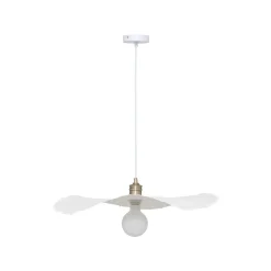 SUSPENSION MACHE TEHANI BLANC D.57CM
