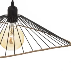 SUSPENSION METAL ALARA NOIR D.45CM