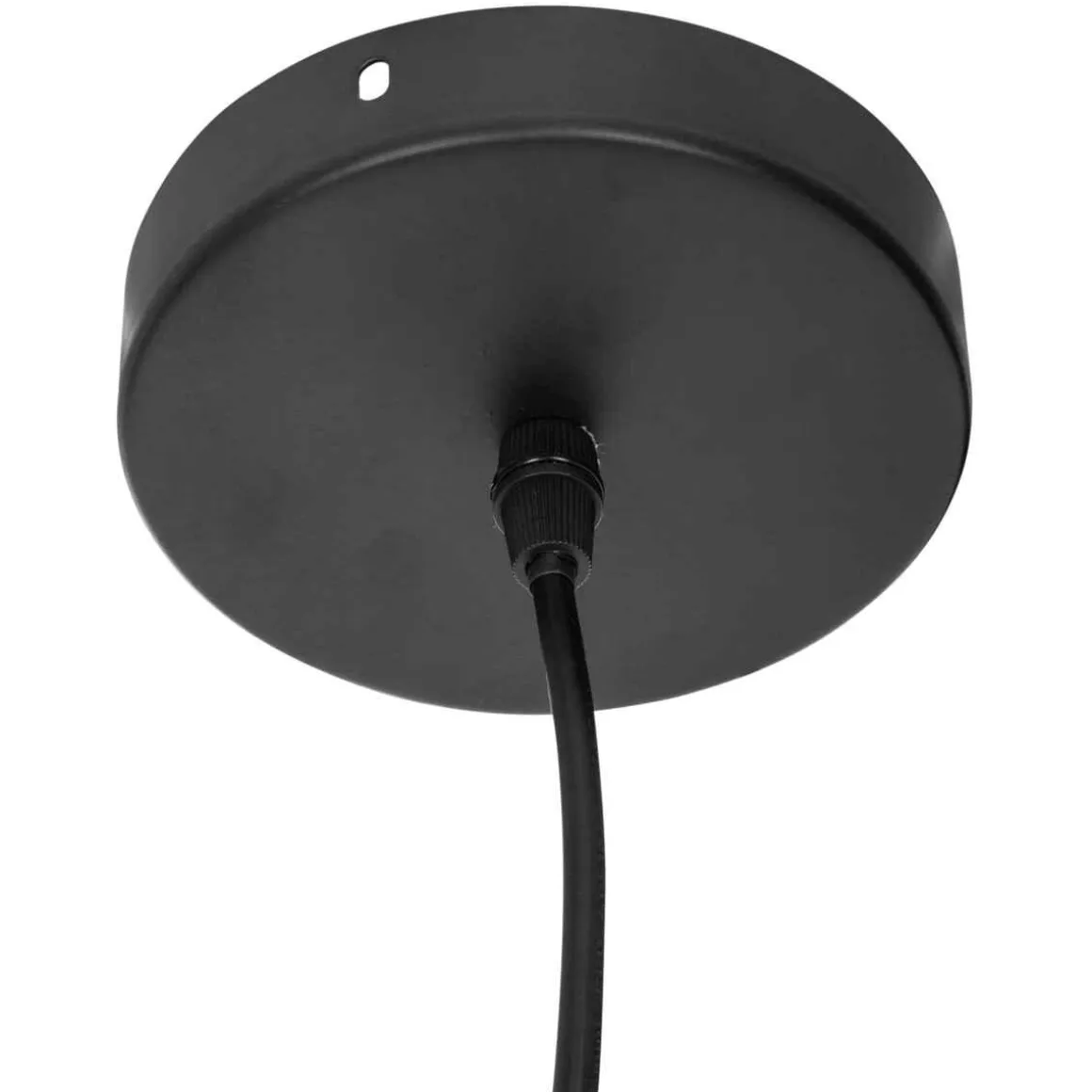SUSPENSION METAL BOULE EMIE NOIR D.25CM