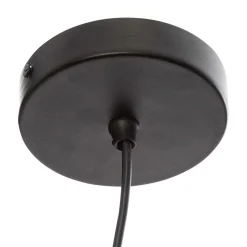 SUSPENSION METAL CONE NOIR CALIO H.32CM