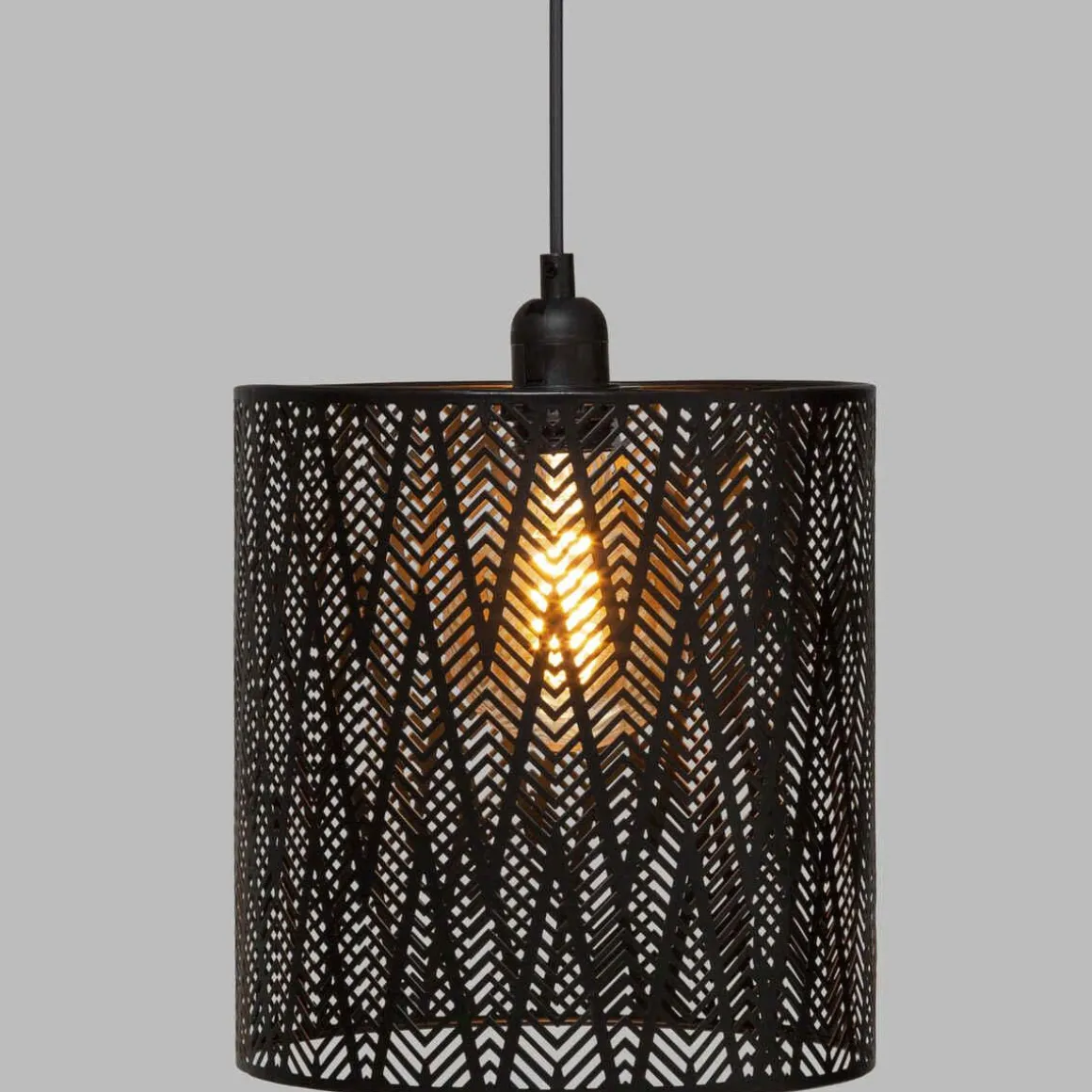 SUSPENSION METAL COTA NOIR D.24.5CM
