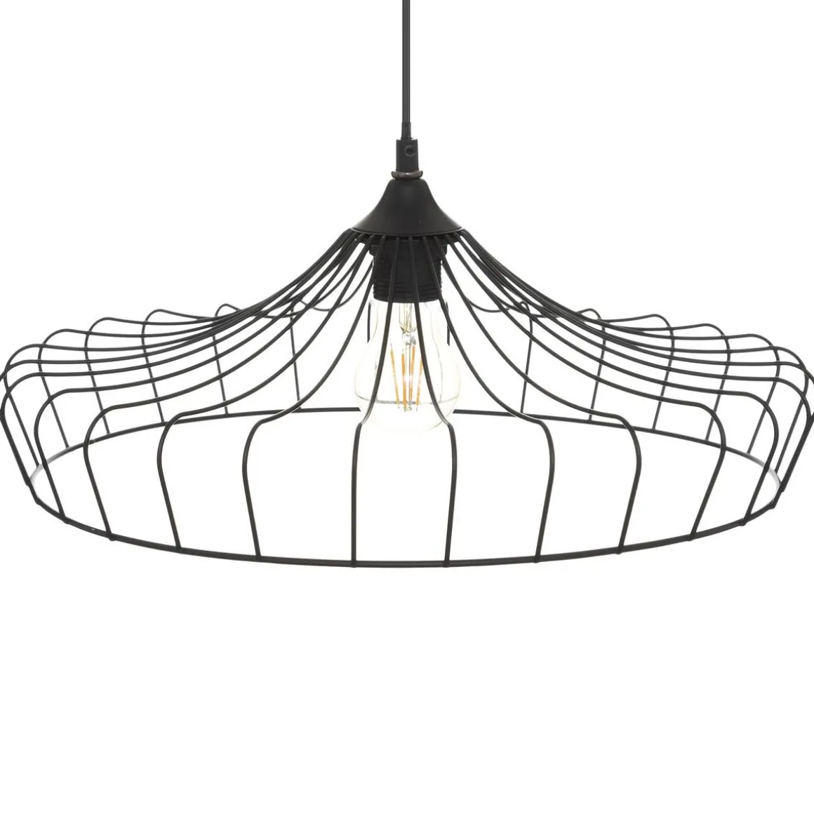 SUSPENSION METAL ERIN NOIR D.44CM