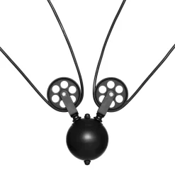 SUSPENSION METAL EZIO NOIR D.60CM