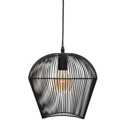 SUSPENSION METAL FILAIRE JENA NOIR D.26CM