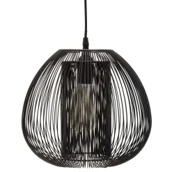 SUSPENSION METAL FIL NOIR NODA H.25CM