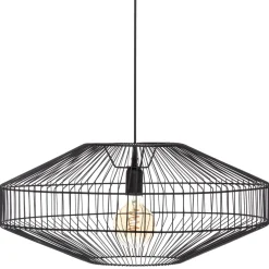 SUSPENSION METAL FIL VILAS NOIR D.57CM