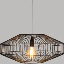 SUSPENSION METAL FIL VILAS NOIR D.57CM