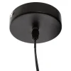 SUSPENSION METAL FLEUR NOIR D.57CM