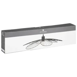 SUSPENSION METAL FLEUR NOIR D.57CM