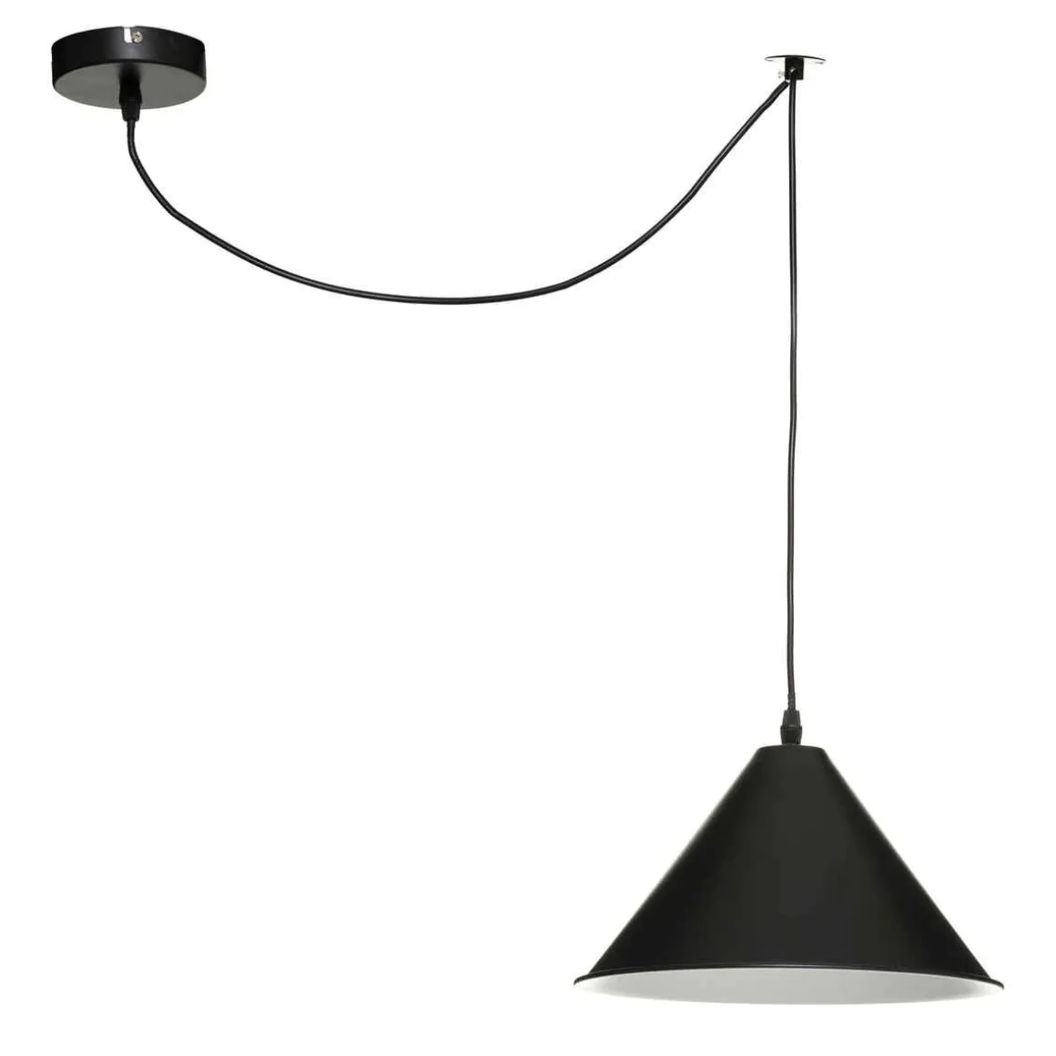 SUSPENSION METAL LOICA NOIR D.28.5CM