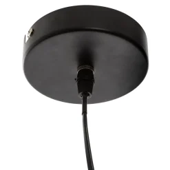 SUSPENSION METAL PILAR NOIR L.52CM
