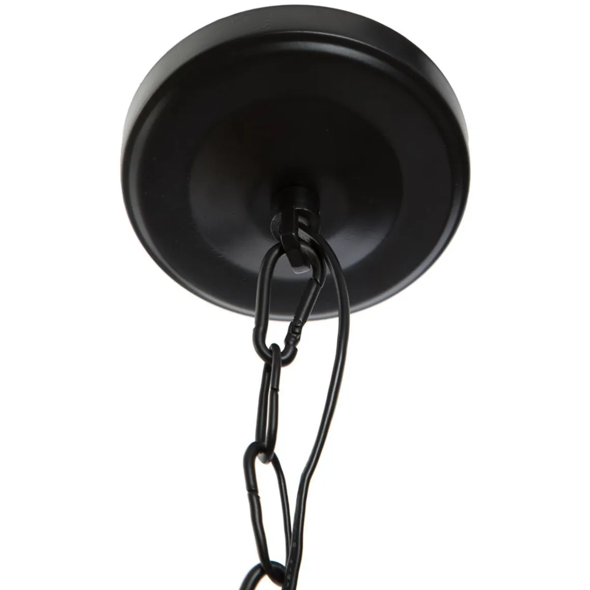 SUSPENSION METAL ROND BASALT D.30CM