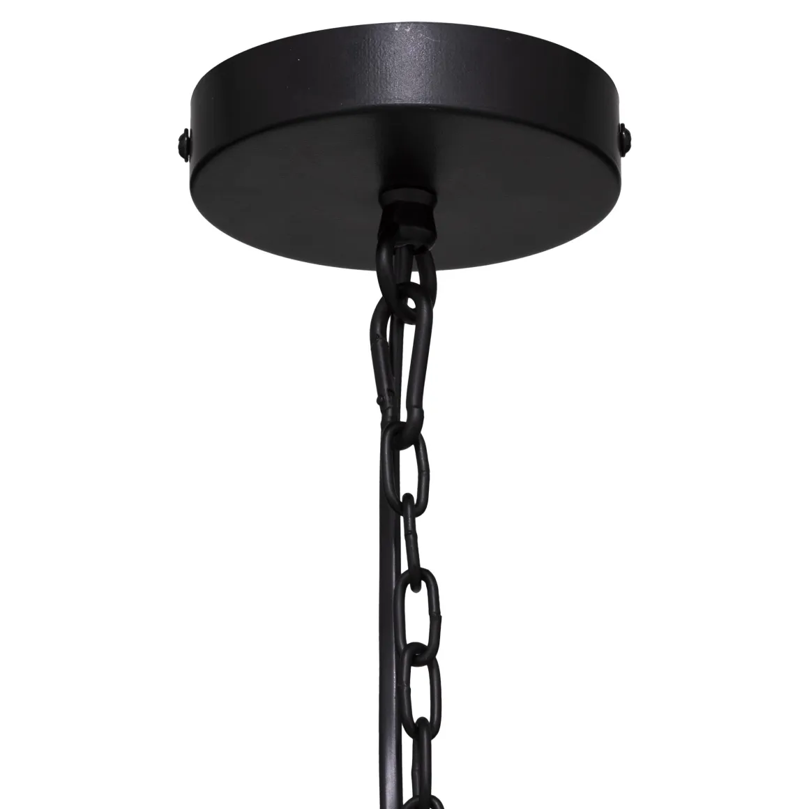 SUSPENSION METAL SILAS NOIR D.23CM