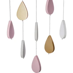 SUSPENSION NUAGE ROSE