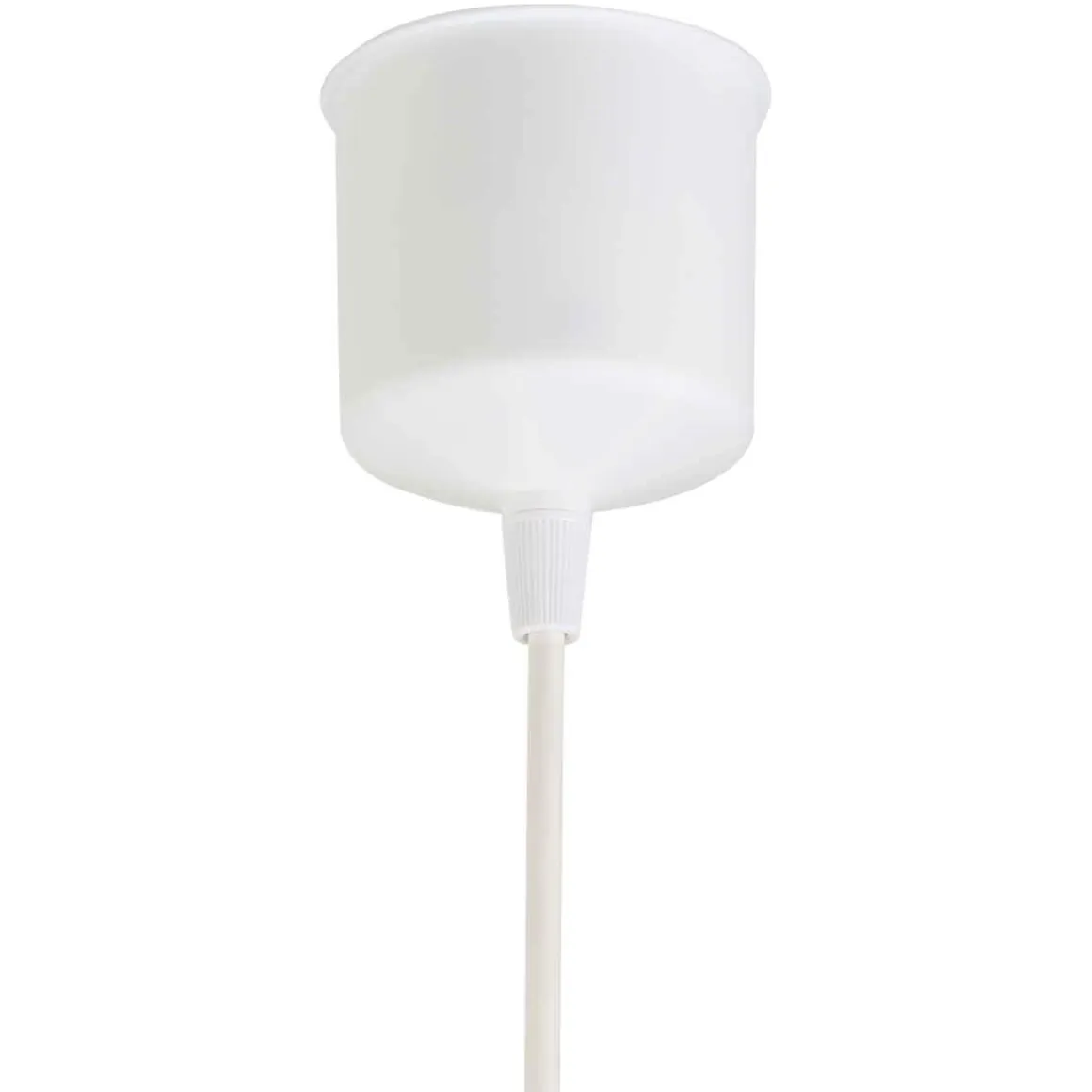 SUSPENSION PAPIER PLASTIQUE MOKI BLANC D.42CM