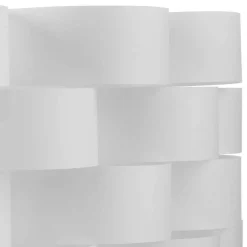SUSPENSION PAPIER PLASTIQUE MOKI BLANC D.42CM