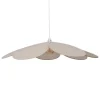 SUSPENSION PETALE LIN NAYA BEIGE D.100CM