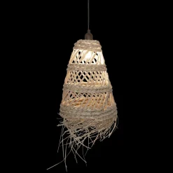 SUSPENSION ROSEAU LAHYS NATUREL D.28CM