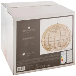 SUSPENSION ROTIN D.38X32CM