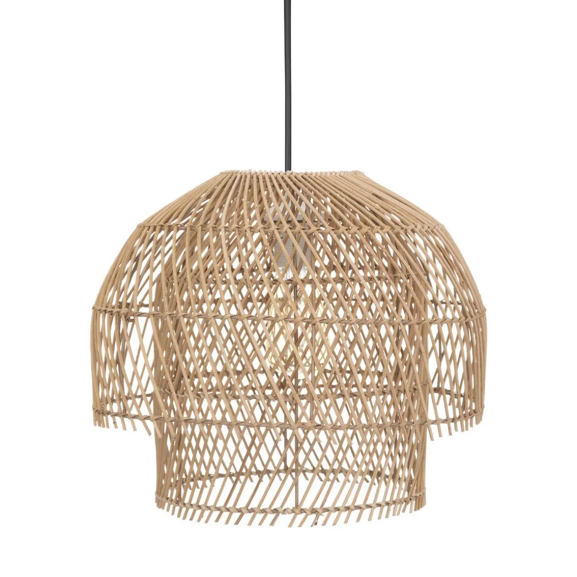 SUSPENSION ROTIN KERY NATUREL D.38CM