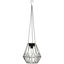 SUSPENSION SOLAIRE FLAVE METAL FILAIRE H.20.5CM