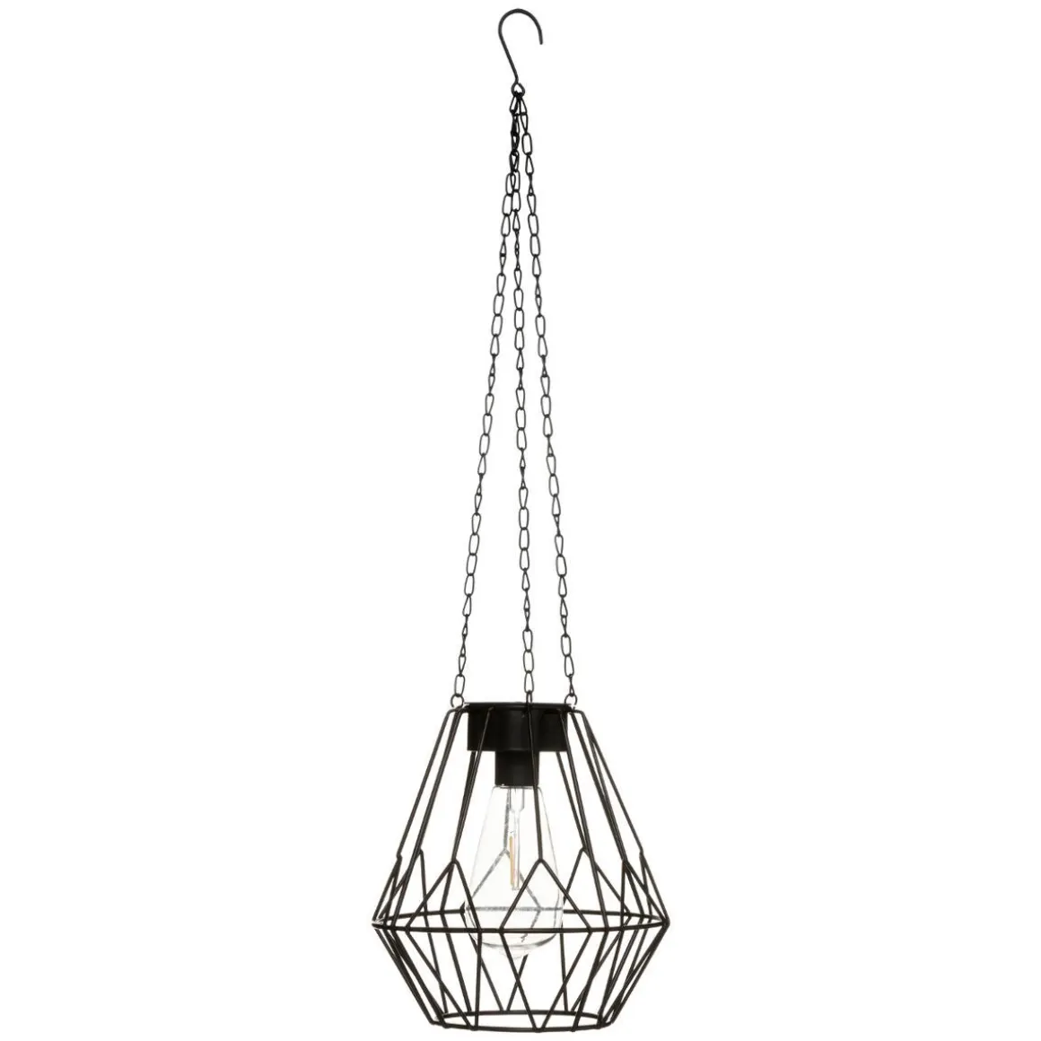 SUSPENSION SOLAIRE FLAVE METAL FILAIRE H.20.5CM