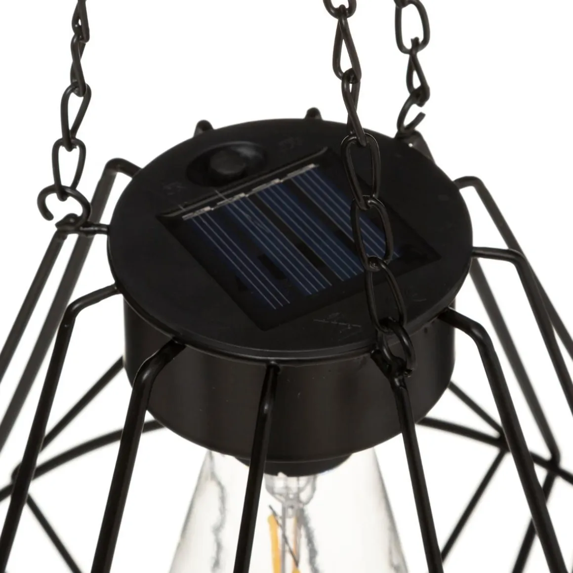 SUSPENSION SOLAIRE FLAVE METAL FILAIRE H.20.5CM
