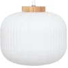 SUSPENSION VERRE TRAVIS BLANC D.25CM