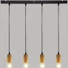 SUSPENSION X4 BOIS AYS NATUREL L.80CM