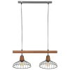 SUSPENSION X2 METAL CAFE BORDELAIS CARAMEL D.28CM
