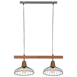 SUSPENSION X2 METAL CAFE BORDELAIS CARAMEL D.28CM