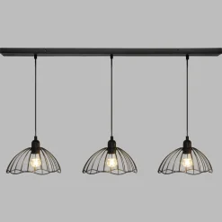 SUSPENSION X3 METAL FIL GALT NOIR D.24CM