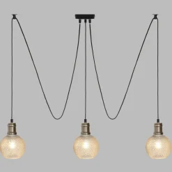 SUSPENSION X3 VERRE KAT TRANSPARENT D.14CM
