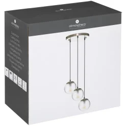 SUSPENSION X3 VERRE NIGHT DORE D.15CM