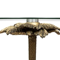 TABLE A CAFE WILD PALM DORE D.40CM
