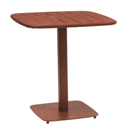 TABLE ALEGORIA CARRE 2 PLACES ACAJOU
