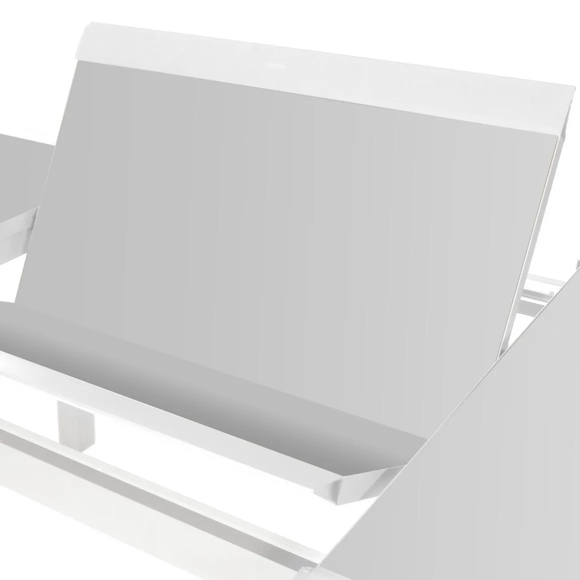 TABLE ALLURE EXTENSIBLE GRIS BLANC 10 PLACES