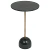 TABLE APPOINT MARBRE NEMA CEDRE D.35.5X58CM
