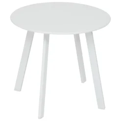 TABLE APPOINT SAONA D.50CM BLANC