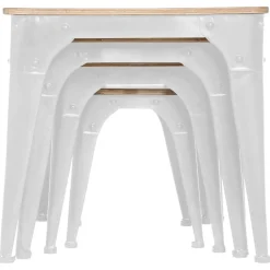 TABLE APPOINT TOROF NOIR D.48X48X46.5CM