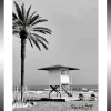 TABLEAU BAGUETTE NOIRE MALIBU 20X25CM