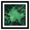 TABLEAU 25X25CM BAGUETTE NOIRE MAT CIEL ETOILE