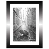 TABLEAU 15X20CM BAGUETTE NOIRE PARAPLUIE