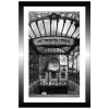 TABLEAU 20X30CM BAGUETTE NOIRE PARIS METRO