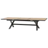 TABLE AXIOME EXTENSIBLE ALUMINIUM NOIX GRAPHITE 12 PLACES