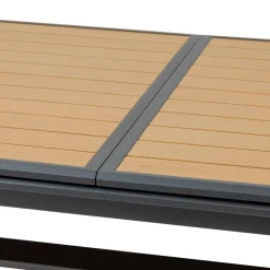 TABLE AXIOME EXTENSIBLE ALUMINIUM NOIX GRAPHITE 12 PLACES