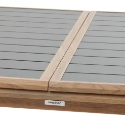 TABLE AXIOME EXTENSIBLE ALUMINIUM GRAPHITE HONEY 10 PLACES