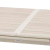 TABLE AXIOME EXTENSIBLE ALUMINIUM LIN ARGILE 10 PLACES