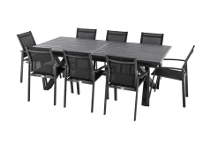 TABLE AXIOME EXTENSIBLE ALUMINIUM MARTELE 10 PLACES