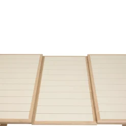 TABLE AXIOME EXTENSIBLE ALUMINIUM ARGILE HONEY 10 PLACES